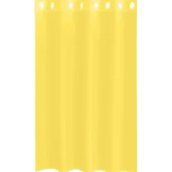 VIDAXL - Rideaux en voile avec œillets 2 pcs jaune