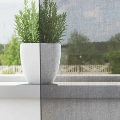 VIDAXL - Rideaux en voile avec œillets 2 pcs gris foncé 140x175 cm