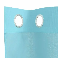 VIDAXL - Rideaux en voile avec œillets 2 pcs turquoise