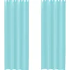 VIDAXL - Rideaux en voile avec œillets 2 pcs turquoise