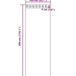 VIDAXL - Rideaux en voile avec œillets 2 pcs turquoise