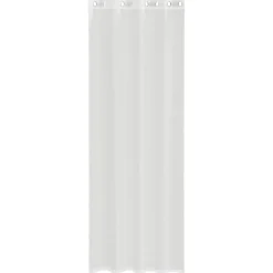 VIDAXL - Rideaux en voile avec œillets 2 pcs blanc