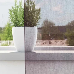 VIDAXL - Rideaux en voile avec œillets 2 pcs violet 140x175 cm