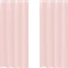 VIDAXL - Rideaux en voile avec œillets 2 pcs rose clair 140x245 cm