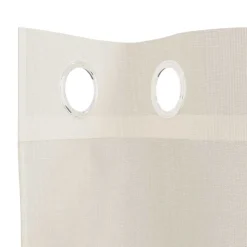 VIDAXL - Rideaux en voile avec œillets 2 pcs crème 140x300 cm