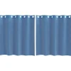 VIDAXL - Rideaux en voile avec œillets 2 pcs bleu royal