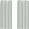 VIDAXL - Rideaux en voile avec œillets 2 pcs gris clair 140x245 cm
