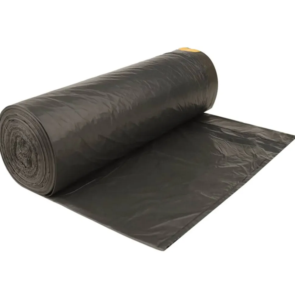 VIDAXL - Sacs poubelles avec cordons 150 pcs noir 240 l