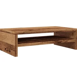 VIDAXL - Support de moniteur vieux bois 42 x 24 x 13cm bois d'ingénierie