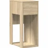 VIDAXL - Support de tour d'ordinateur et tiroir chêne sonoma 30x44x74 cm