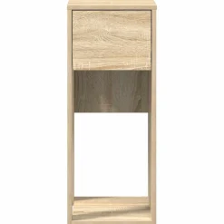VIDAXL - Support de tour d'ordinateur et tiroir chêne sonoma 30x44x74 cm