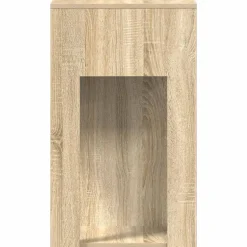 VIDAXL - Support de tour d'ordinateur et tiroir chêne sonoma 30x44x74 cm