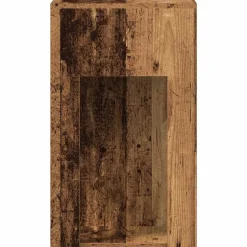 VIDAXL - Support de tour d'ordinateur avec tiroir vieux bois 30x44x74 cm