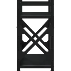 VIDAXL - Support d'imprimante 2 niveaux noir 40x20x40 cm