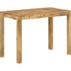 VIDAXL - Table à dîner 110x55x76 cm bois de manguier massif