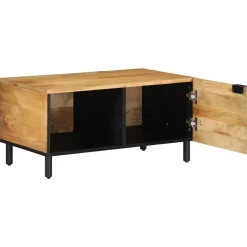VIDAXL - Table basse marron 80x50x40 cm bois de manguier massif