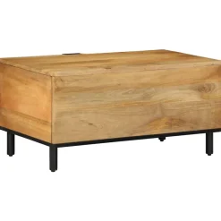 VIDAXL - Table basse marron 80x50x40 cm bois de manguier massif