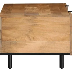 VIDAXL - Table basse marron 100x54x40 cm bois massif de manguier