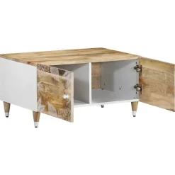 VIDAXL - Table basse 80x50x40 cm bois de manguier massif