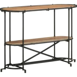 VIDAXL - Table console 110x42x76 cm bois massif d'acacia
