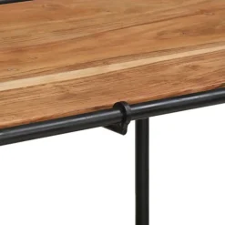 VIDAXL - Table console 110x42x76 cm bois massif d'acacia