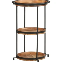 VIDAXL - Table d'appoint ø55x83 cm bois massif d'acacia