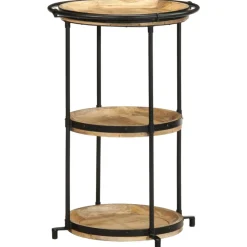 VIDAXL - Table d'appoint ø55x83 cm bois de manguier massif