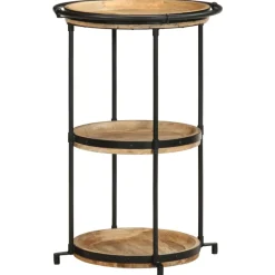 VIDAXL - Table d'appoint ø55x83 cm bois de manguier massif