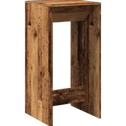 VIDAXL - Table de bar vieux bois 51x50x103,5 cm bois d'ingénierie