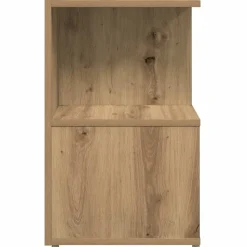 VIDAXL - Table de chevet chêne artisanal 35x35x55 cm bois d'ingénierie