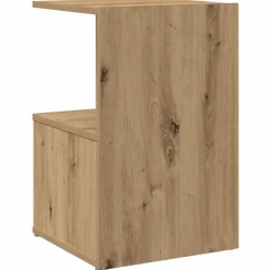 VIDAXL - Table de chevet chêne artisanal 35x35x55 cm bois d'ingénierie