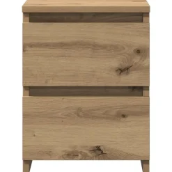 VIDAXL - Table de chevet chêne artisanal 30x30x40 cm bois d'ingénierie