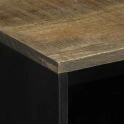 VIDAXL - Table de chevet gris clair 50x33x60 cm bois de manguier massif
