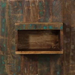 VIDAXL - Table de chevet multicolore 50x27x50 cm bois de récupération