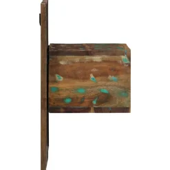 VIDAXL - Table de chevet multicolore 50x27x50 cm bois de récupération