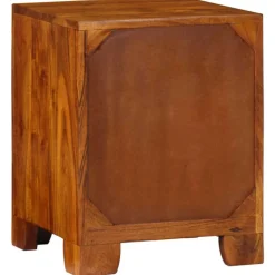 VIDAXL - Table de chevet 35x35x45 cm bois d acacia massif