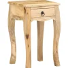 VIDAXL - Table de chevet 28x28x46 cm bois de manguier massif