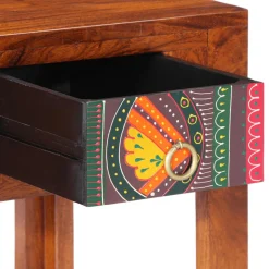 VIDAXL - Table de chevet 40x40x36 cm bois d'acacia massif