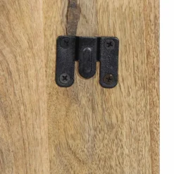 VIDAXL - Table de chevet 50x27x50 cm bois massif de manguier brut