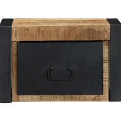 VIDAXL - Tables de chevet 2 pcs 40x35x25 cm bois de manguier massif brut