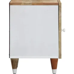 VIDAXL - Tables de chevet 2 pcs 40x33,5x46 cm bois de manguier solide