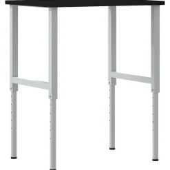 VIDAXL - Établi marron foncé 80x60x(71,5-98) cm bois de chêne massif