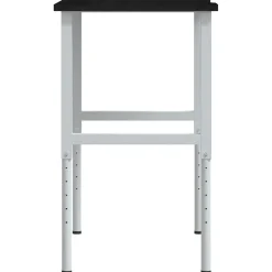 VIDAXL - Établi marron foncé 100x60x(71,5-98) cm bois de chêne massif