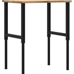 VIDAXL - Établi 80x60x(71,5-98) cm bois de chêne massif