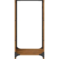 VIDAXL - Étagère à bois 40x30x80 cm acier résistant aux intempéries