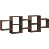 VIDAXL - Étagère murale chêne marron 129x18x42 cm bois d'ingénierie