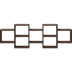 VIDAXL - Étagère murale chêne marron 129x18x42 cm bois d'ingénierie