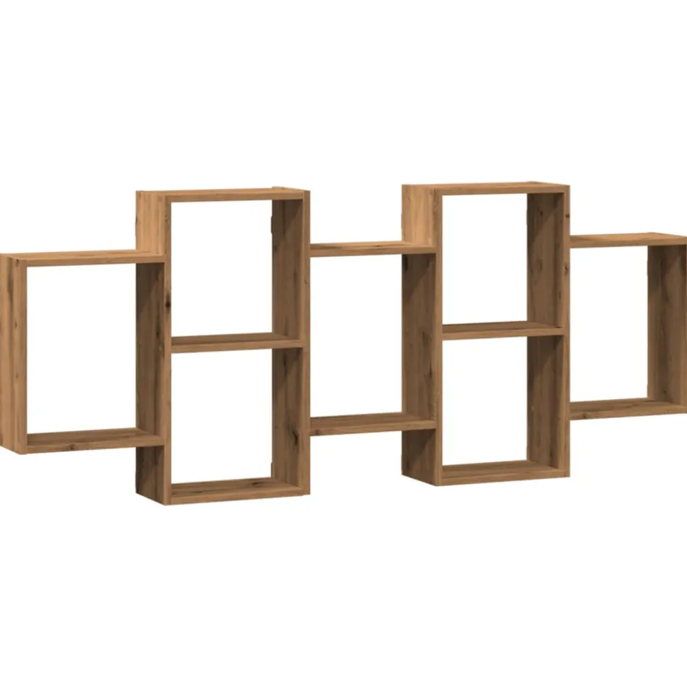 VIDAXL - Étagère murale chêne artisanal 159x18x65 cm bois d'ingénierie