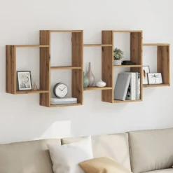 VIDAXL - Étagère murale chêne artisanal 159x18x65 cm bois d'ingénierie