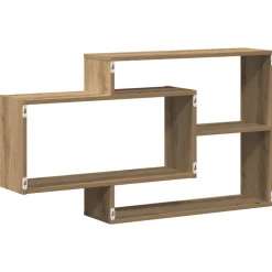 VIDAXL - Étagère murale chêne artisanal 104x20x58,5 cm bois d'ingénierie